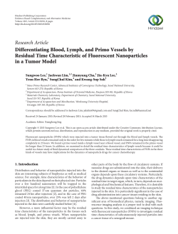 Differentiating Blood, Lymph, and Primo Vessels by