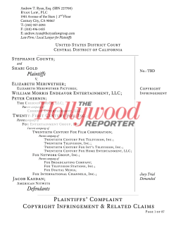 full complaint - The Hollywood Reporter