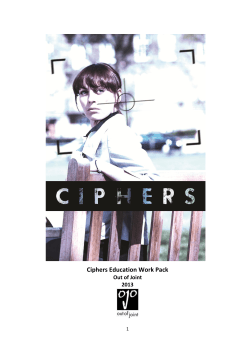 Ciphers Education Work Pack