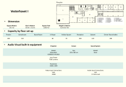 Capacity by floor set-up