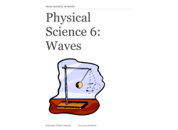 Sound waves - Willmar Public Schools