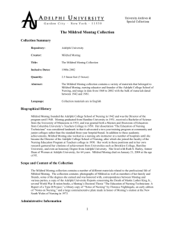 The Mildred Montag Collection