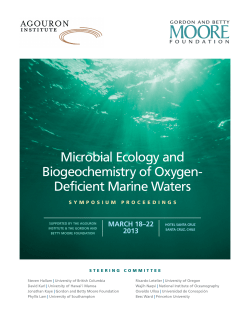 Microbial Ecology and Biogeochemistry of Oxygen