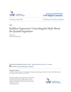 Ruthless Oppressors? Unraveling the Myth About the Spanish