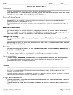 Copyright, USHistoryTeachers.com All Rights Reserved. Name: Date: