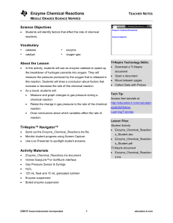 Teacher Notes PDF - TI Education