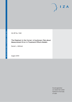 The Elephant in the Corner: A Cautionary Tale about Measurement