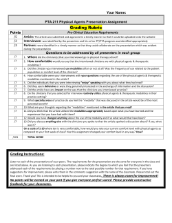 Grading Rubric