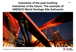 06 The example of UNESCO World Heritage Site Zollverein