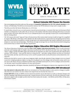 School Calendar Bill Passes the Senate Anti