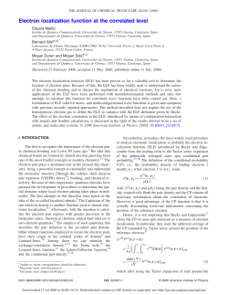 Electron localization function at the correlated level