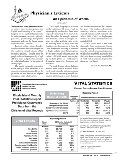 An Epidemic of Words