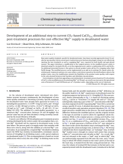 Development of an additional step to current CO2