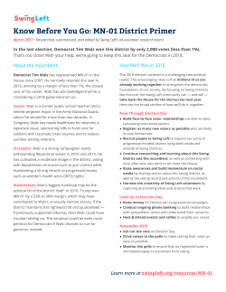 Know Before You Go: MN-01 District Primer