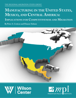 Manufacturing in the United States, Mexico, and Central America