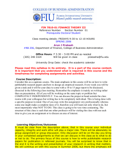 Consider this as a capstone course. The main emphasis in this