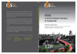 Iran: a revolutionary republic in transition - EUISS