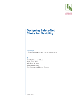Designing Safety-Net Clinics for Flexibility