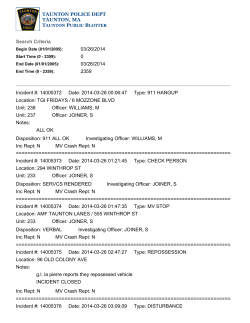 26 - Taunton Police Department