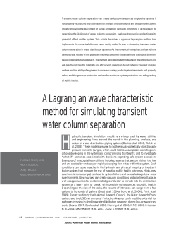 A Lagrangian wave characteristic method for simulating