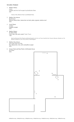Invocation / Remnant 1. Matthew Barney Lupine Graphite and silver