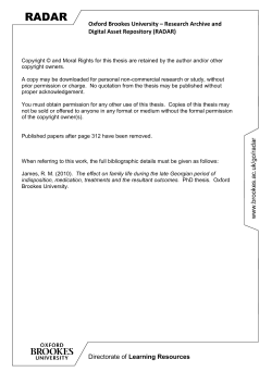 The effect on family life during the late Georgian period of