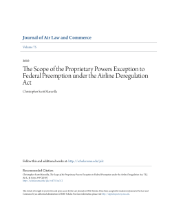 The Scope of the Proprietary Powers Exception to