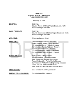 Approval of the Planning Commission Meeting Minutes of February