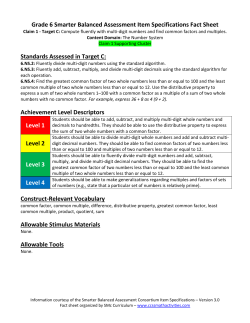 Target C - CCSS Math Activities