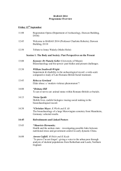 BABAO2014_Programme (21 August)
