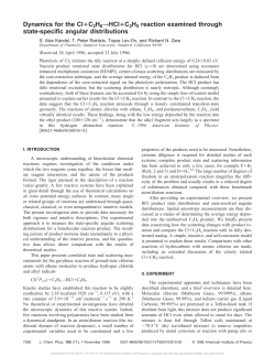 Dynamics for the Cl+C2H6&tilde;HCl+C2H5 reaction examined through