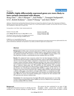 highly differentially expressed genes are more likely to
