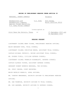 Sanitized Article 32 Transcript