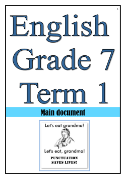 English Language - Tom Newby School