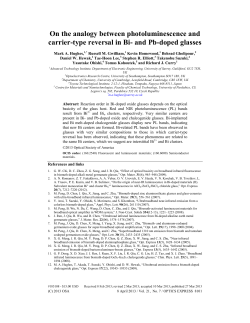 On the analogy between photoluminescence and carrier