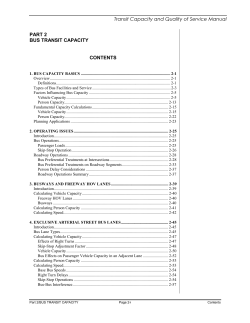 Part 2/BUS TRANSIT CAPACITY - Transportation Research Board