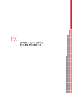 express bus service design guidelines