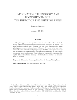 the impact of the printing press