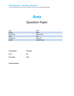 Area - SAVE MY EXAMS!