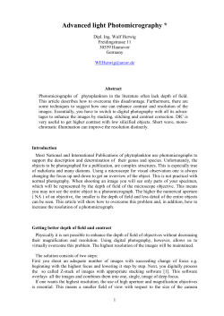 Advanced light Photomicrography - Microscopy-UK
