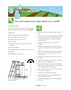Soil and Water Science, Level 1