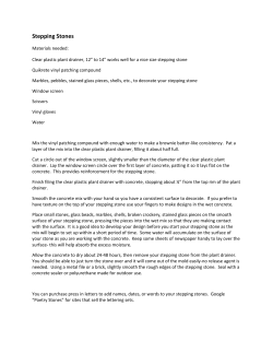 Stepping Stones - University of Missouri Extension