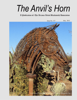 The Anvil`s Horn - Arizona Artist Blacksmith Association