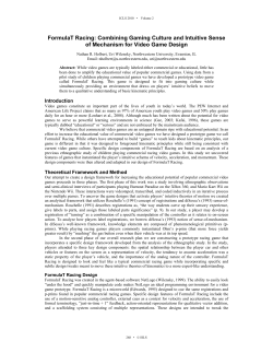 FormulaT Racing - The Center for Connected Learning and