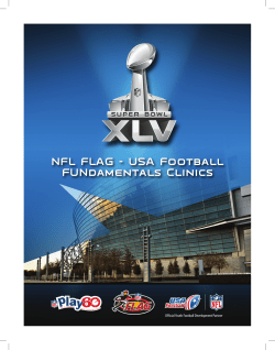 NFL FLAG - USA Football FUNdamentals Clinics