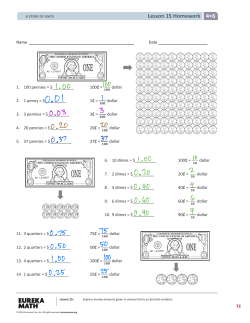 Lesson 15 Homework 4&bull;6