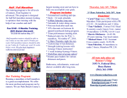brochure - Runner`s Edge