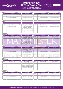 GMR Improver 10K Training Plan.indd