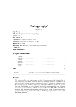 Package `agilp`