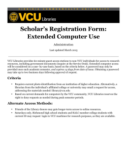 Scholar`s Registration Form: Extended Computer Use